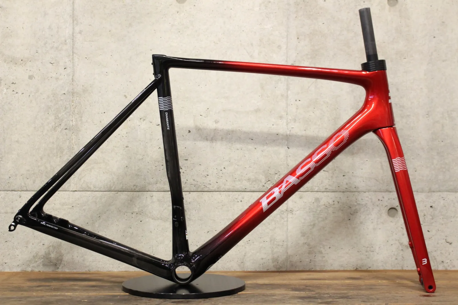 BASSO CORAL クロモリ フレーム NOS Basso Coral Frameset Aluminium Carbon Fibre Fork Size 49