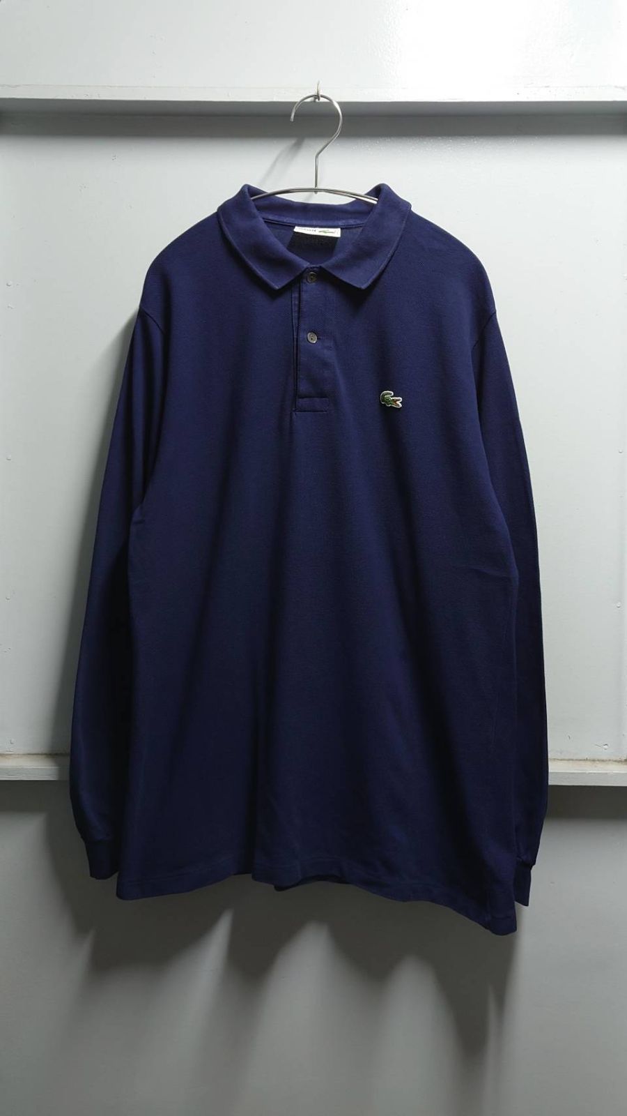80’s CHEMISE LACOSTE フランス製 DEVANLAY” 長袖ポロシャツ サイズ4