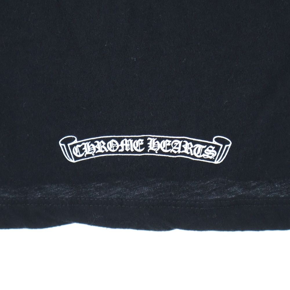 CHROME HEARTS (クロムハーツ) ホースシュー プリント Vネック