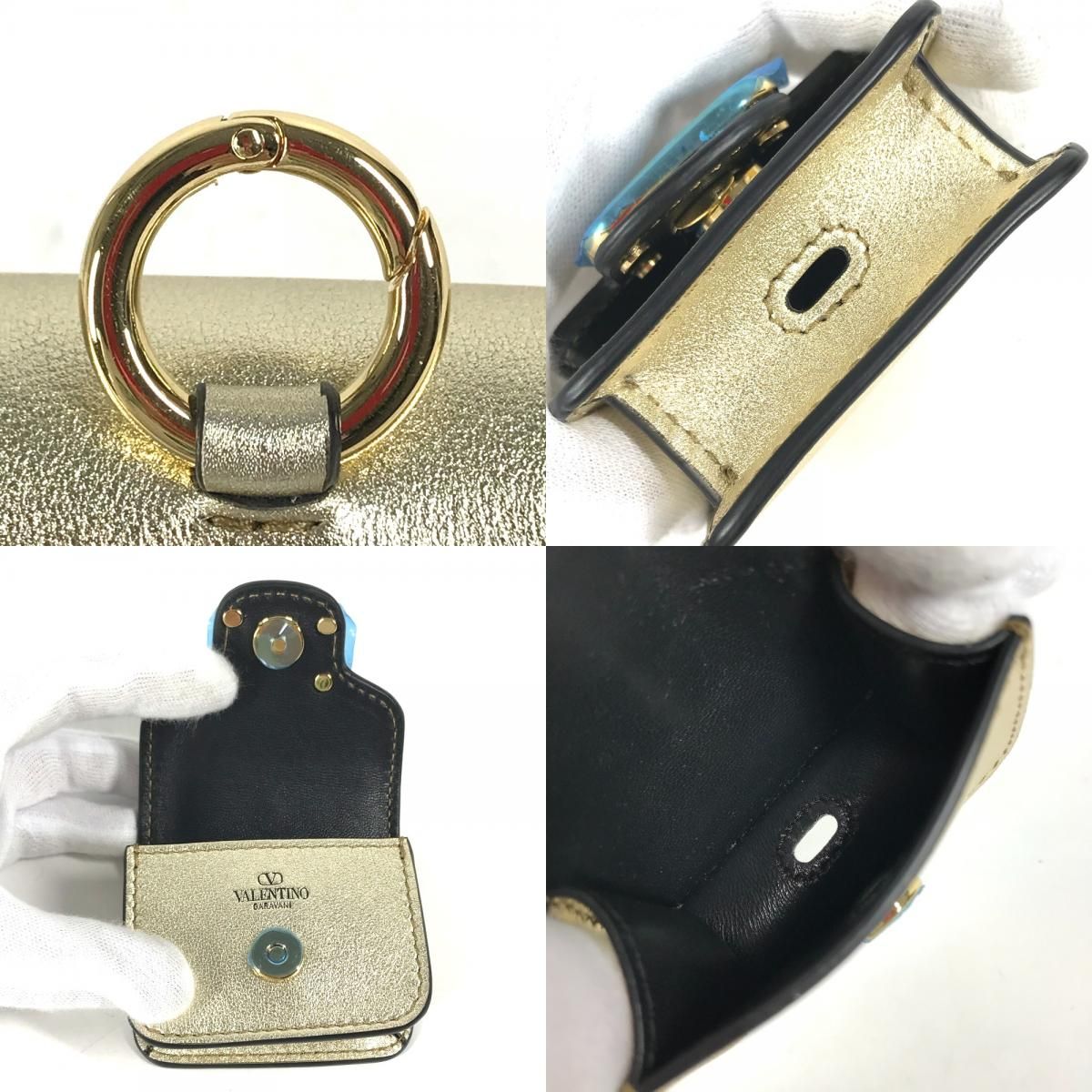 VALENTINO ヴァレンティノ イヤフォンケース Vロゴ エアポッズケース
