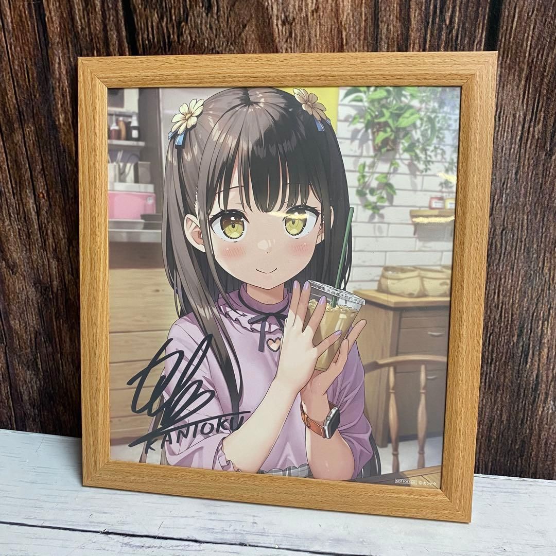 永原達郎「縁台佳人」1993年作 F20号（額） 永原達郎「縁台佳人」1993年