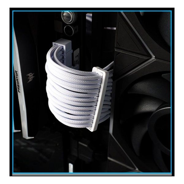 LIAN LI リアンリー 電源ユニット EDGE G 850 850W ATX 3.1 80 PLUS GOLD PCIe 5.1 ホワイト EG850G WHITE 2647057 VETTDRUCK_DE