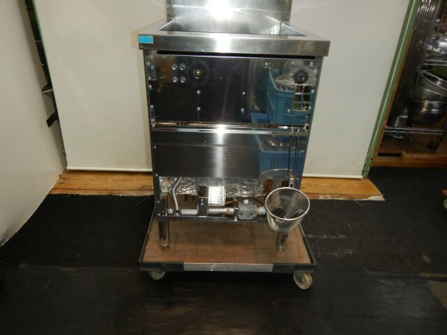 中古】2014年製 コメットカトウ CMR2-4 角槽 都市ガス ゆで麺 機 4テボ 