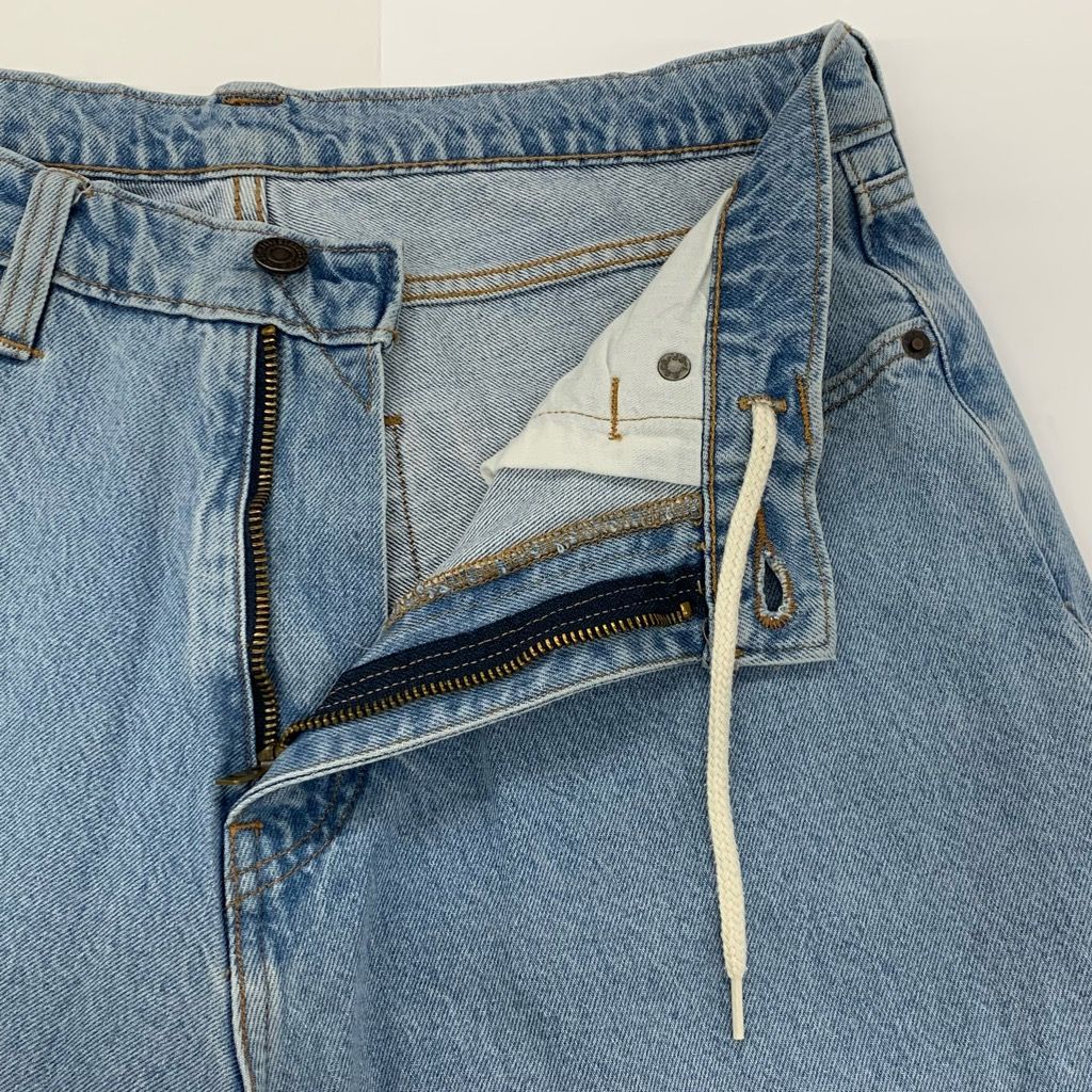  スーパーバギーデニム W30 L30 ホワイト/ブルー スーパーバギーデニム - ホワイト／ブルー - Men | H&M JP