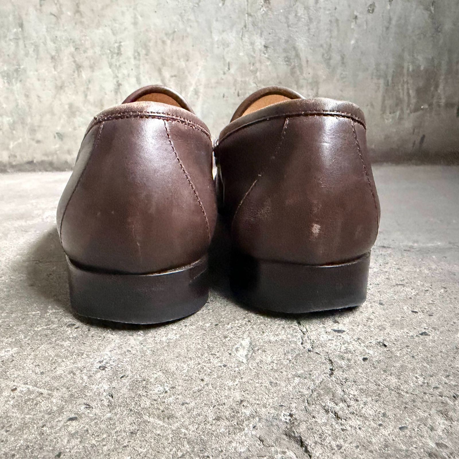 ホースビットローファー ダークブラウン