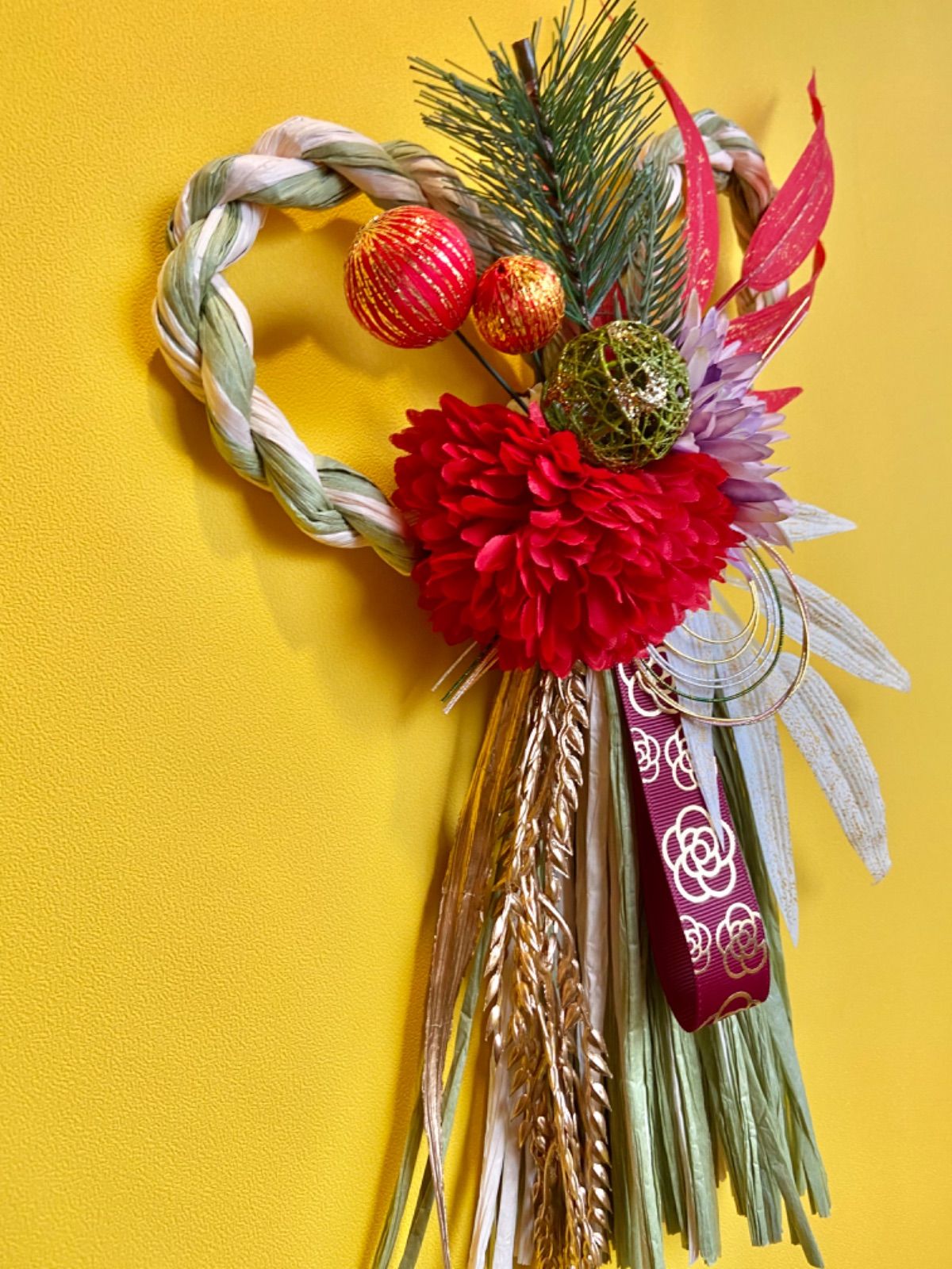 しめ縄　お正月飾り　しめ縄リース新年　No.4 しめ縄お正月飾りしめ縄リース新年No.4