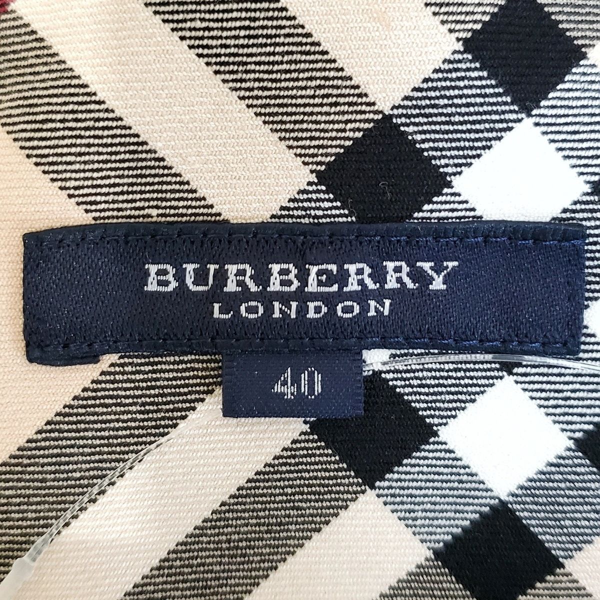 美品 バーバリー ロンドン BURBERRY LONDON セットアップ パンツスーツ チェック ウール ジャケット パンツ レディース  ジャケット：40 パンツ：38 グレー