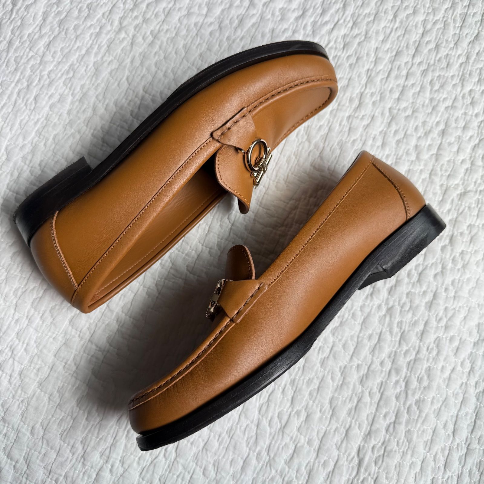 極美品 SalvatoreFerragamo サルヴァトーレフェラガモ ROLO ダブル 