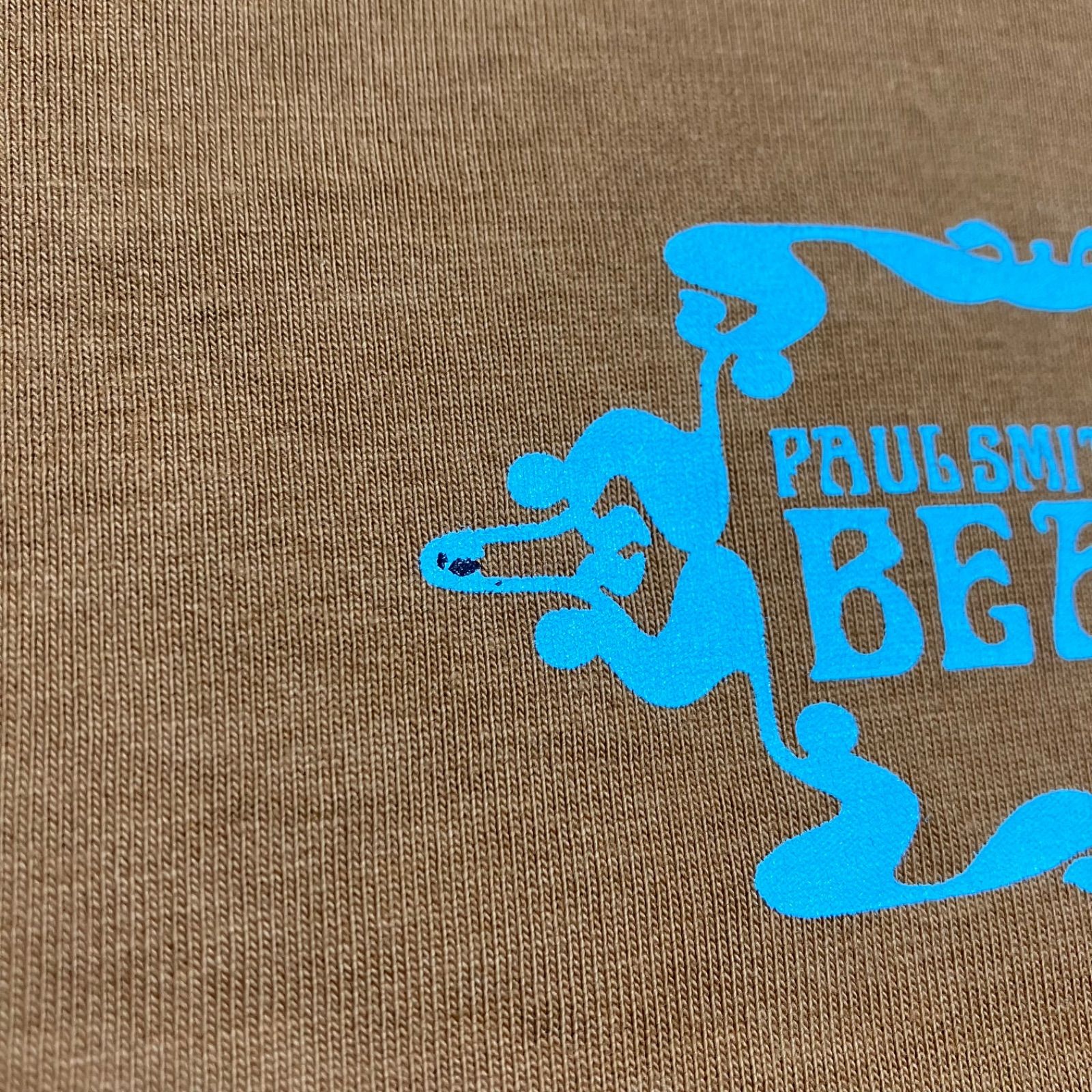 Paul Smith ポールスミス ラグラン Tシャツ カットソー 7分袖 トップス ブラウン M メンズ SG148-63