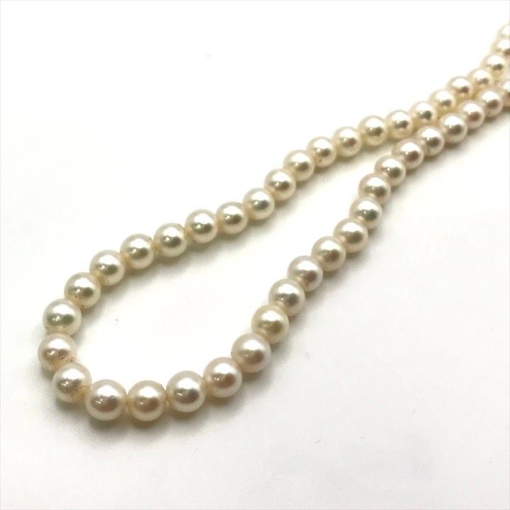 あこや真珠 パールネックレス シルバー刻印 8mm 大玉 テリ良 美