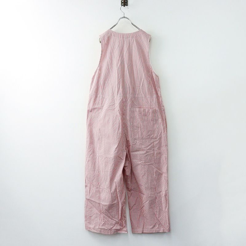 nest Robe it’sMeサッカーストライプサロペット ItsMEサッカーストライプサロペット / nest Robe col.RED