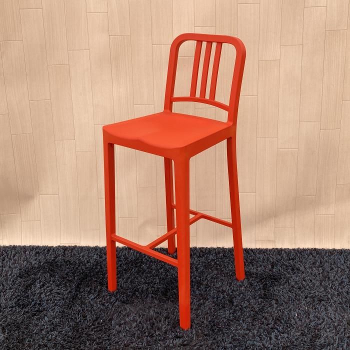 中古 エメコ EMECO 111 NAVY BAR STOOL ハイチェア コカ・コーラ 米軍