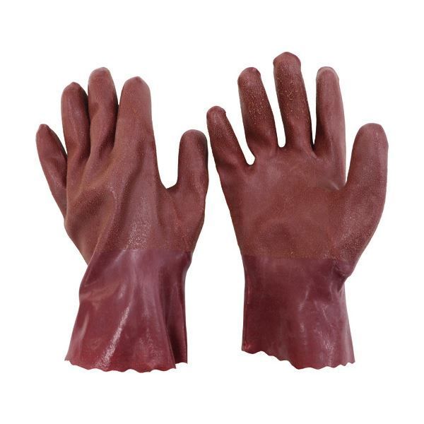 〔まとめ〕 三重化学工業 ミエローブ やわらかNO.10 S ブラウン NO.510-S 1双 〔×10セット〕 使い捨て手袋 使いきり手袋