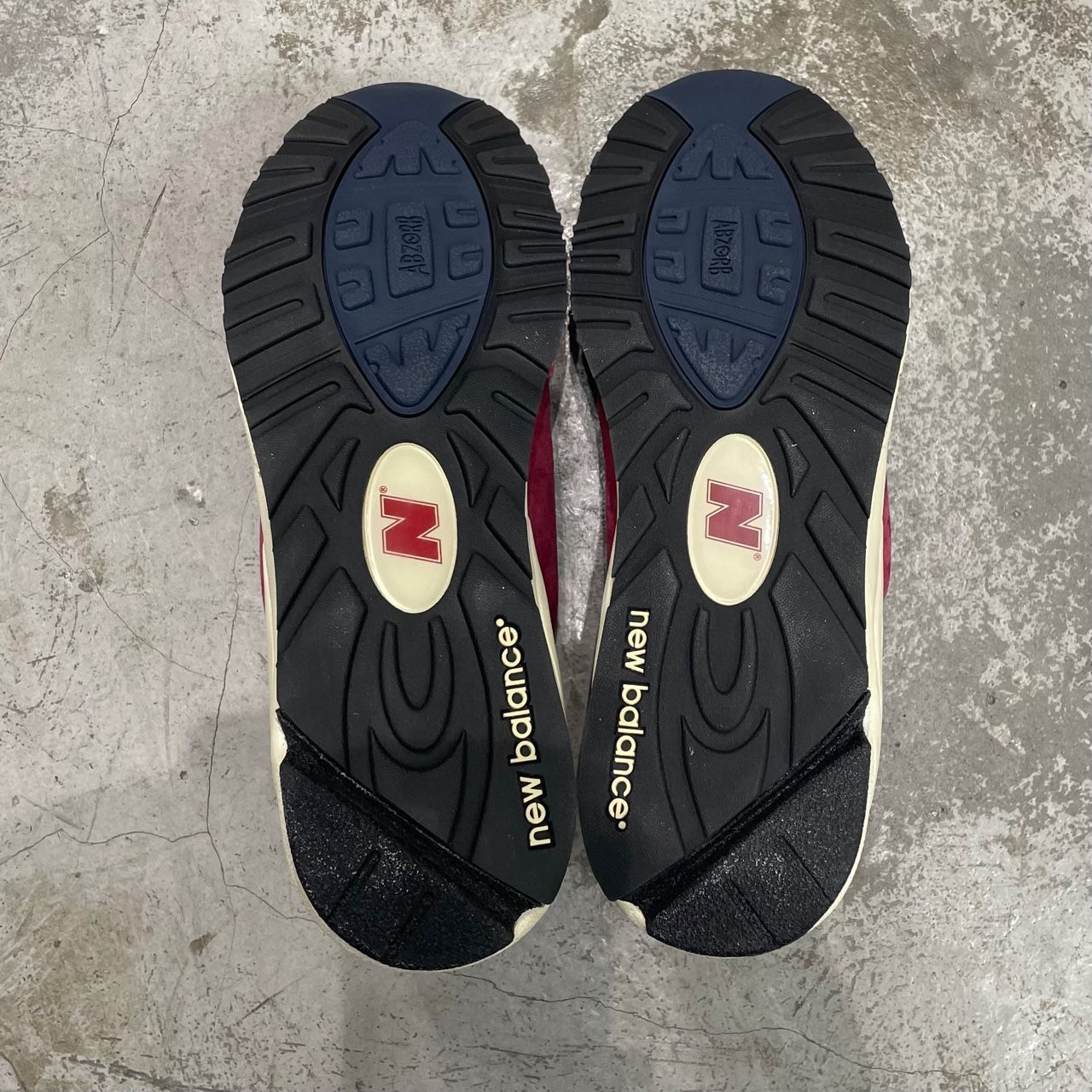New Balance 990V2 Red スエード スニーカー ニューバランス
