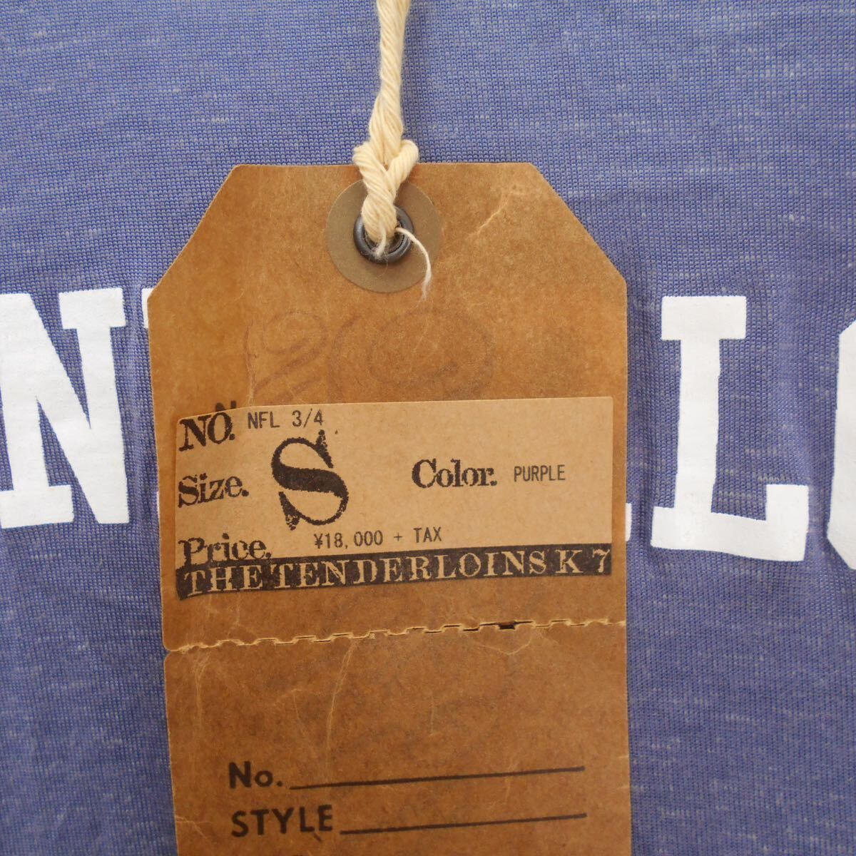 未使用 TENDERLOIN テンダーロイン NFL 3/4 七分袖 フットボールトップ