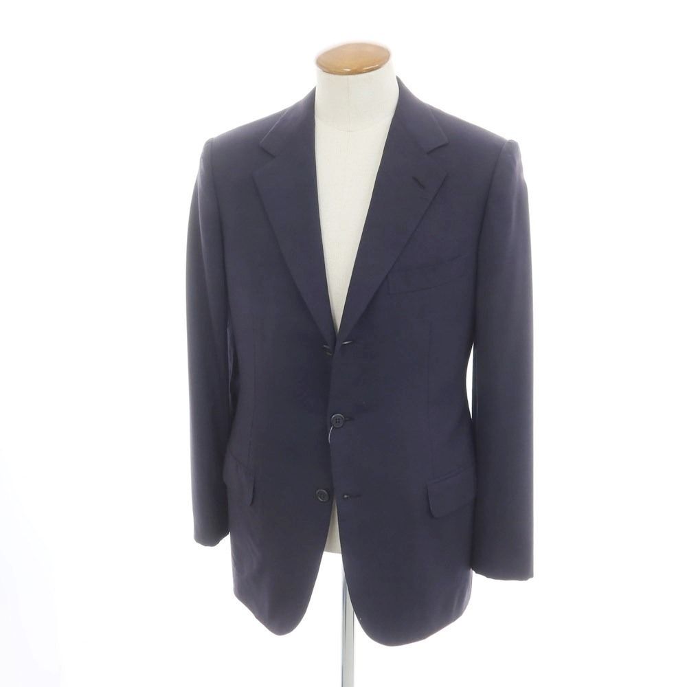 【中古】ブリオーニ Brioni ウール テーラードジャケット ダークネイビー【サイズ表記なし(M位)】【メンズ】 中古】ブリオーニ Brioni ウール テーラードジャケット ダークネイビー
