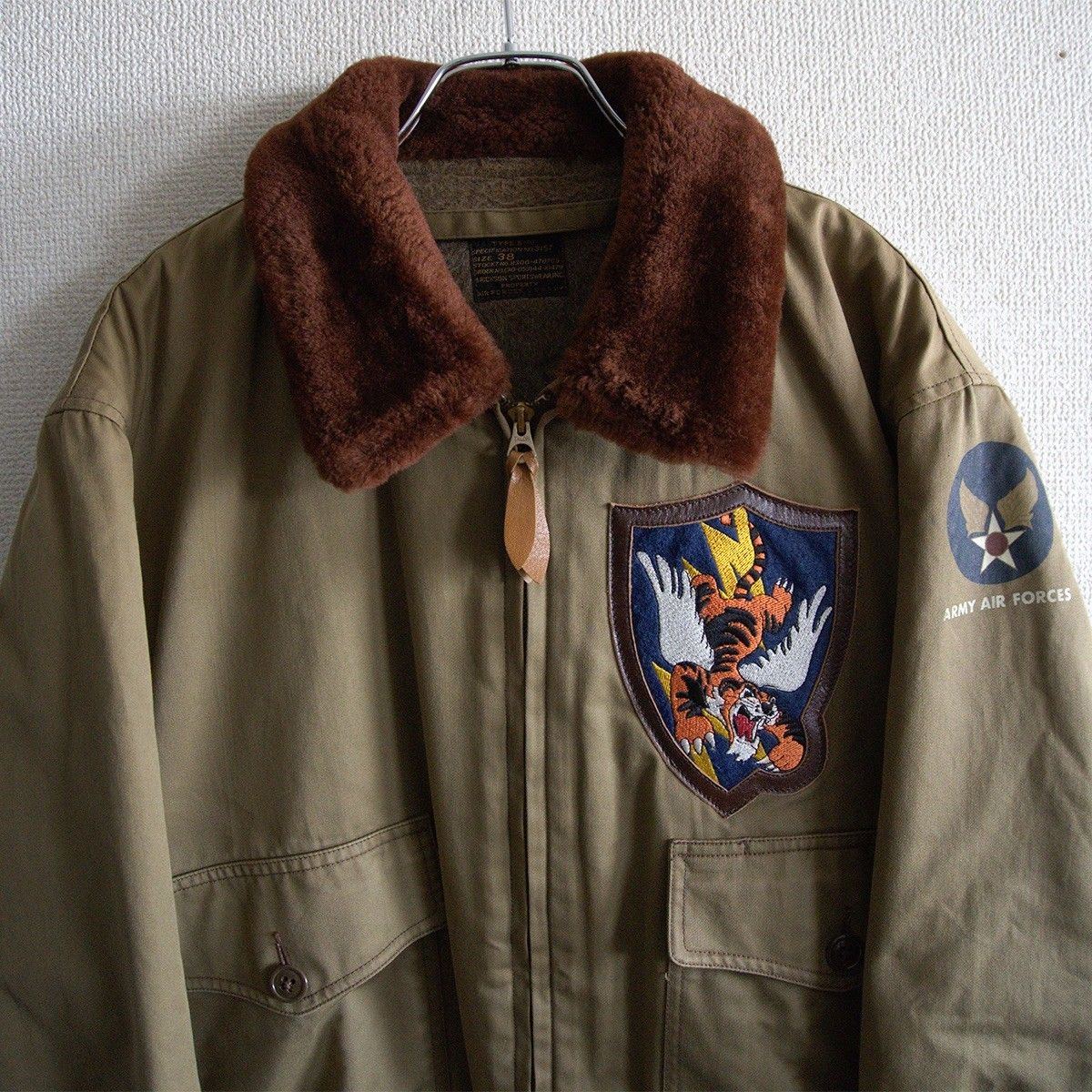 バズリクソンズ B-10 フライトジャケット ラフウェア フライングタイガー BUZZ RICKSON'S バズリクソンズ B−10 フライングタイガース