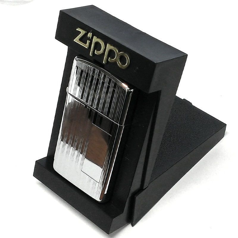 ZIPPO ライター 1992年製 スリム カナダ製 RIBBON DESIGN オンタリオ製 