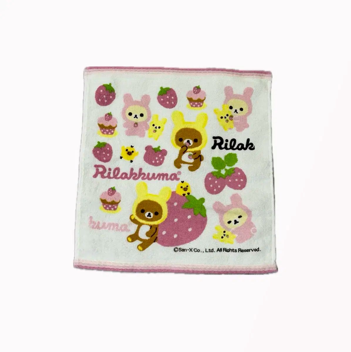 体探し イチゴ いちご リラックマ タオル