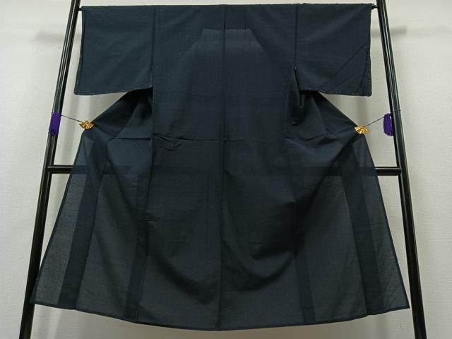 平和屋着物▽男性 紬 単衣 霞文 正絹 AABA9550jh