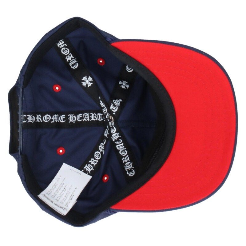 Chrome Hearts クロス刺繍 ベースボールキャップ CHROME HEARTS（クロムハーツ） CROSS WAXED DENIM BASEBALL CAP