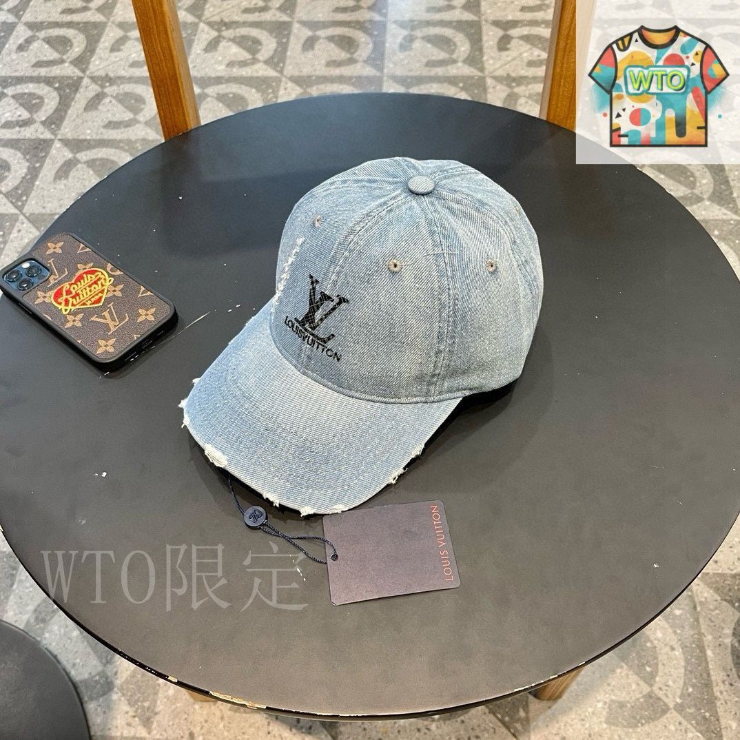 LOUIS VUITTON 帽子　キャップリーグ　 刺繍キャップ LOUIS VUITTON 帽子 キャップリーグ 刺繍キャップ - メルカリ