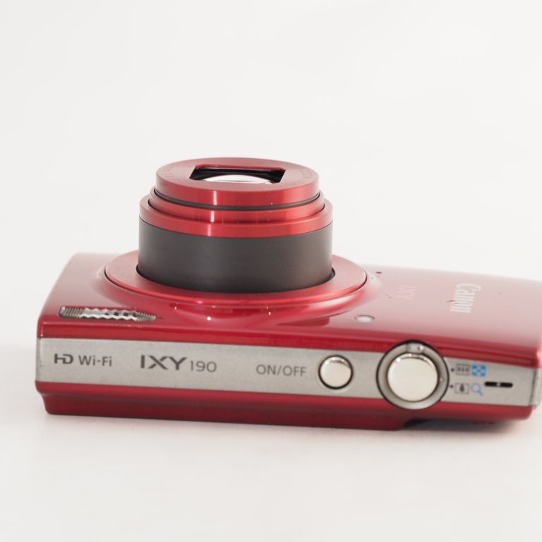 温湿度のある Canon キヤノン デジタルカメラ IXY 190 レッド 光学10倍ズーム IXY190R 【日本未発売】