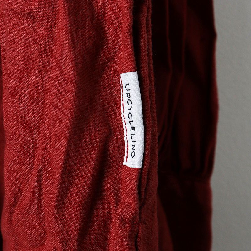 2024AW ネストローブ nest Robe 【UpcycleLino】起毛フリル