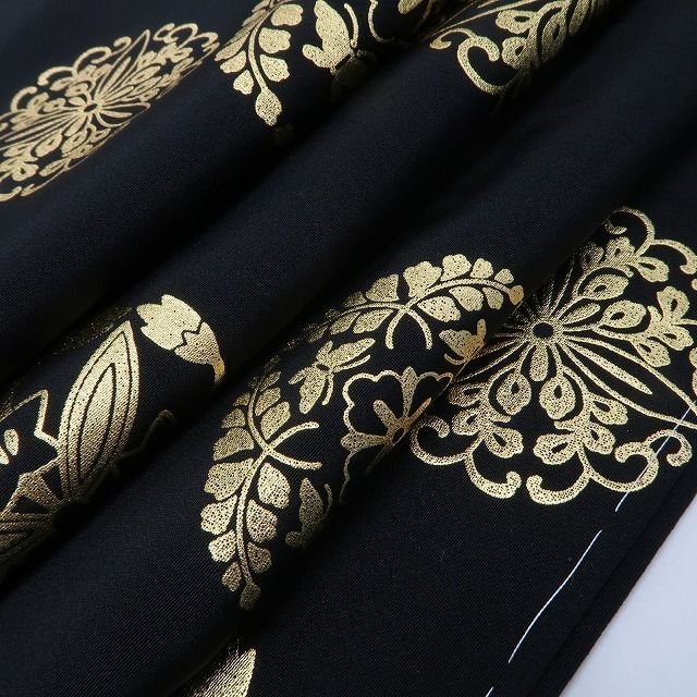 正絹 仕付け糸付