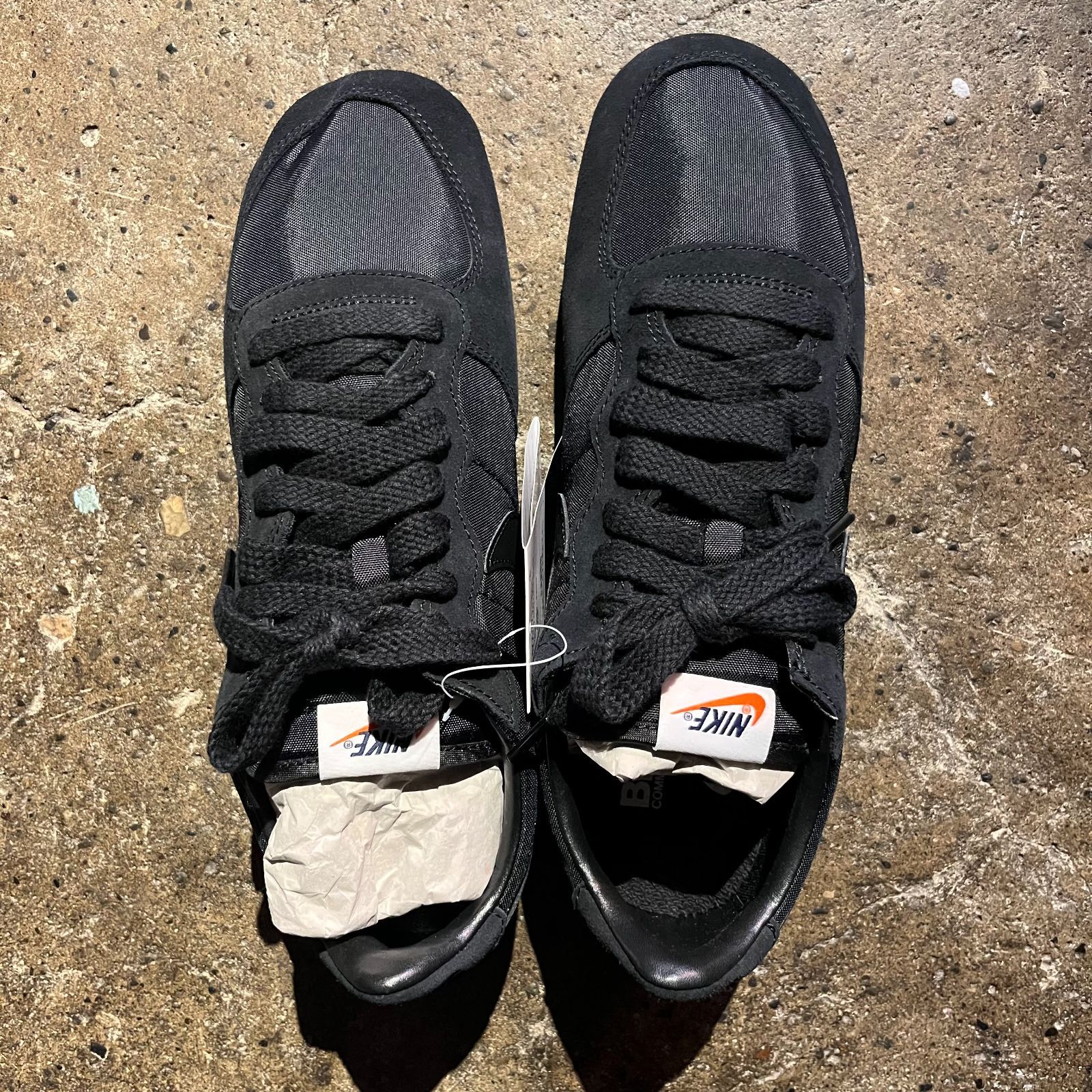☆新品未使用☆ ブラックコムデギャルソン×ナイキ イーグル BLACK COMME des GARCONS ×NIKE EAGLE TRIPLE BLACK ブラック