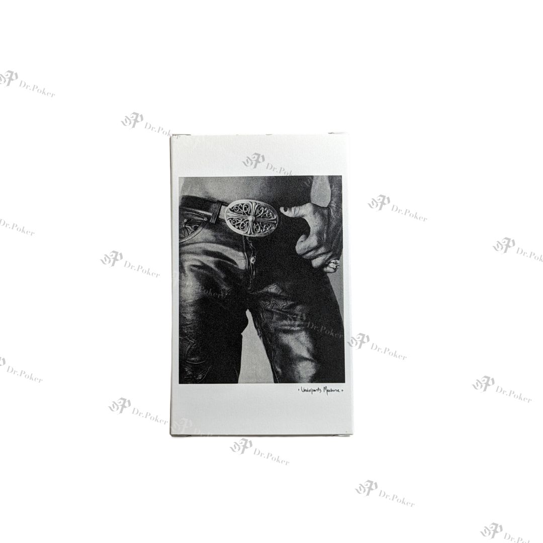 新品】 Chrome ファッション Hearts ショート ボクサー ブリーフ 黒×白