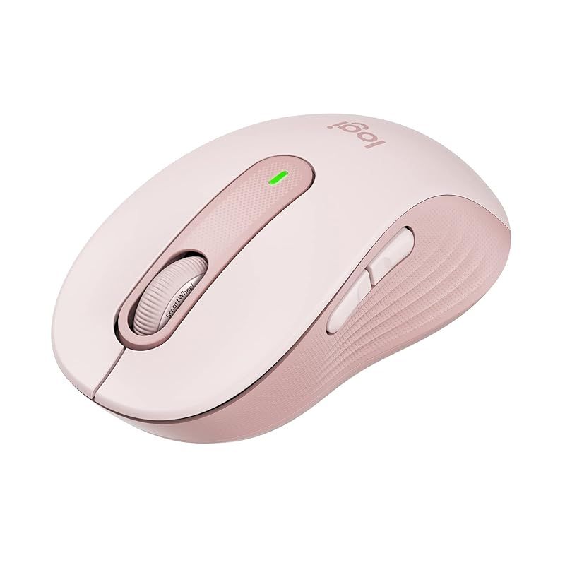 ロジクール Signature M650LRO L ワイヤレスマウス 静音 ローズ 手の大きめな方向け Lサイズ ワイヤレス マウス 無線 Bluetooth Logi Bolt Unifying非対応 windows mac iPad Android C 1