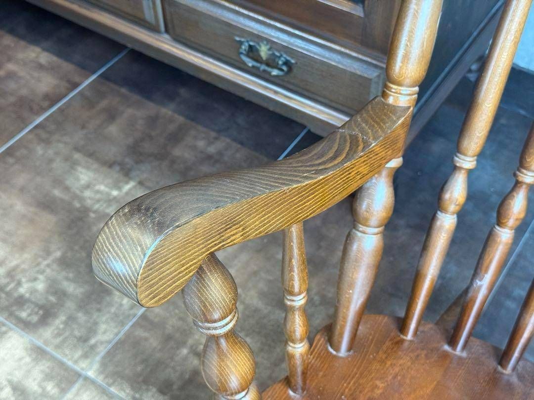 希少　太平WINDS アンティーク　ロッキングチェア　ヴィンテージ　木彫　nZ 希少 太平WINDS アンティーク ロッキングチェア ヴィンテージ