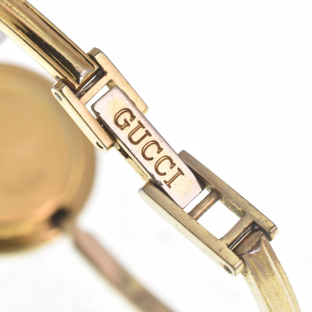 グッチ GUCCI 1100-L チェンジベゼル GP クォーツ レディース 内箱付き