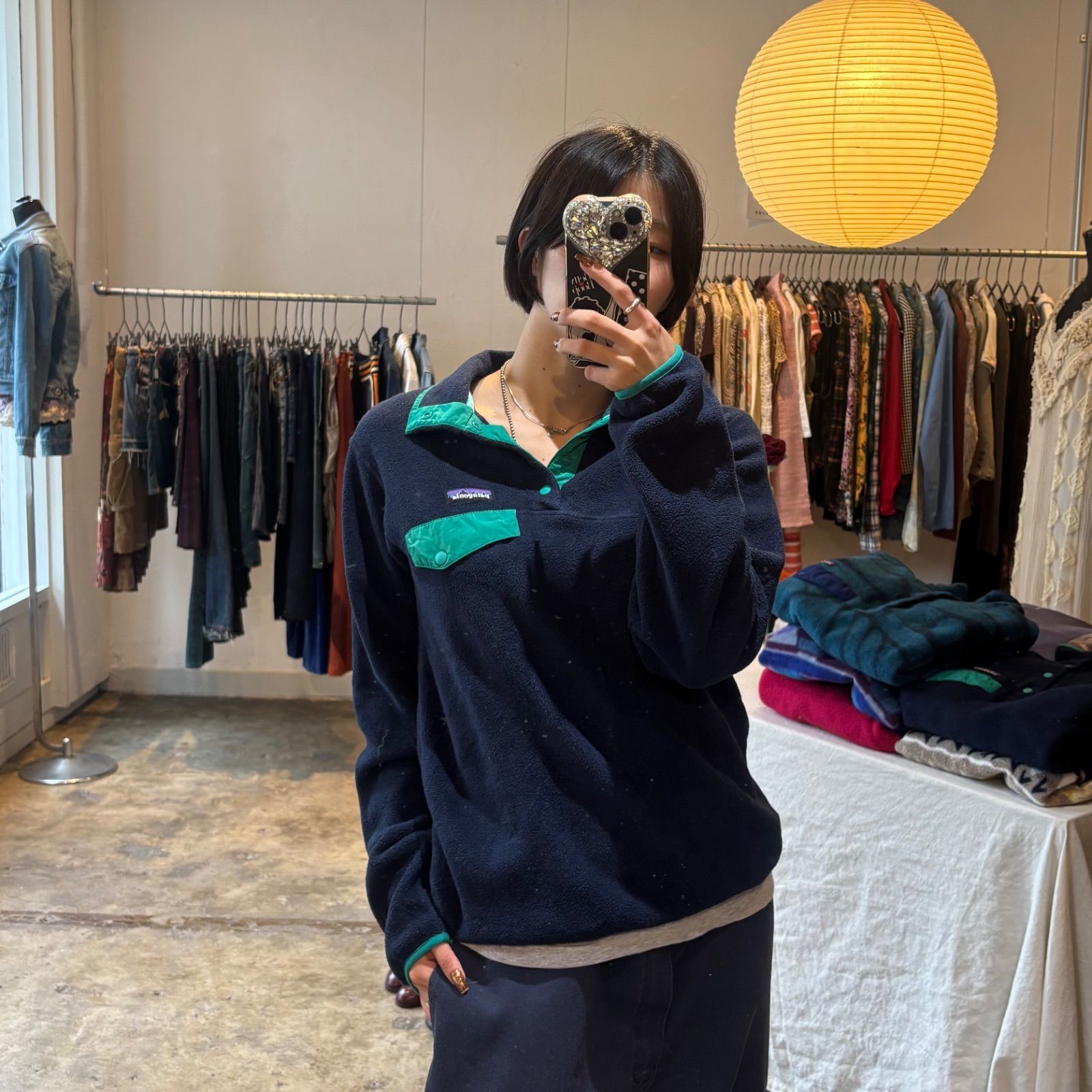 Patagonia fleece snap T SYNCHILLA