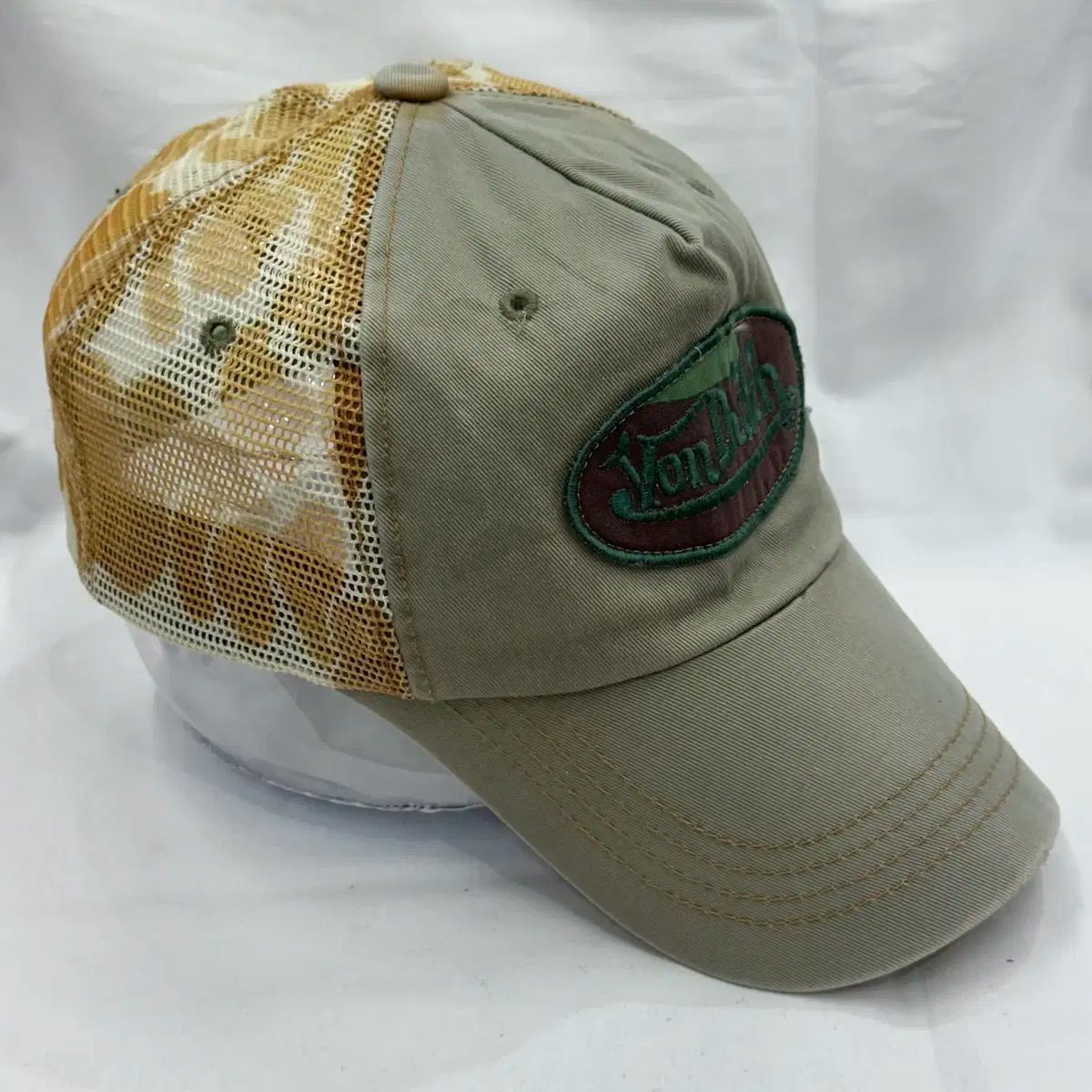 Von Dutch メッシュバックキャップ ネイビー/ベージュ org.jpg