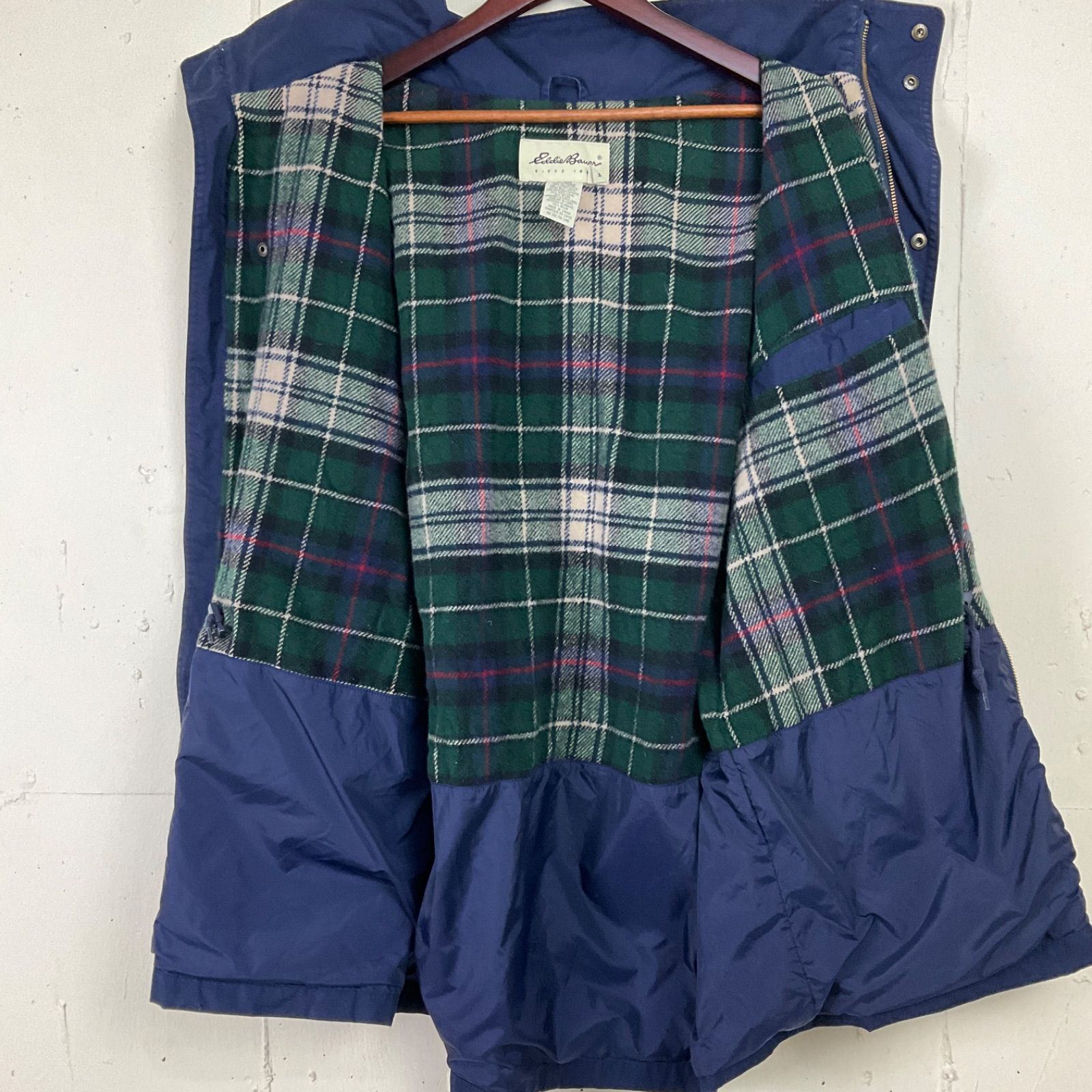 新品未使用 エディーバウアー マウンテンパーカー フード ジャケット ネイビー Eddie Bauer エディーバウアー マウンテンパーカー アウトドア