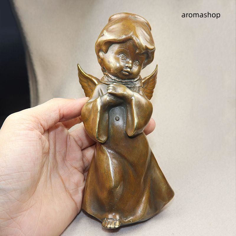 銅製 銅像 小天使 キューピットリビング 玄関 装飾品 工芸品 置物