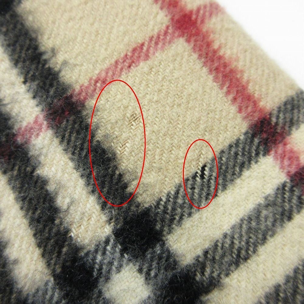 【美品】　バーバリーロンドン　カシミヤ100％　ノバチェック　マフラー Burberry London100%カシミヤマフラー ピンク系 ノバチェック