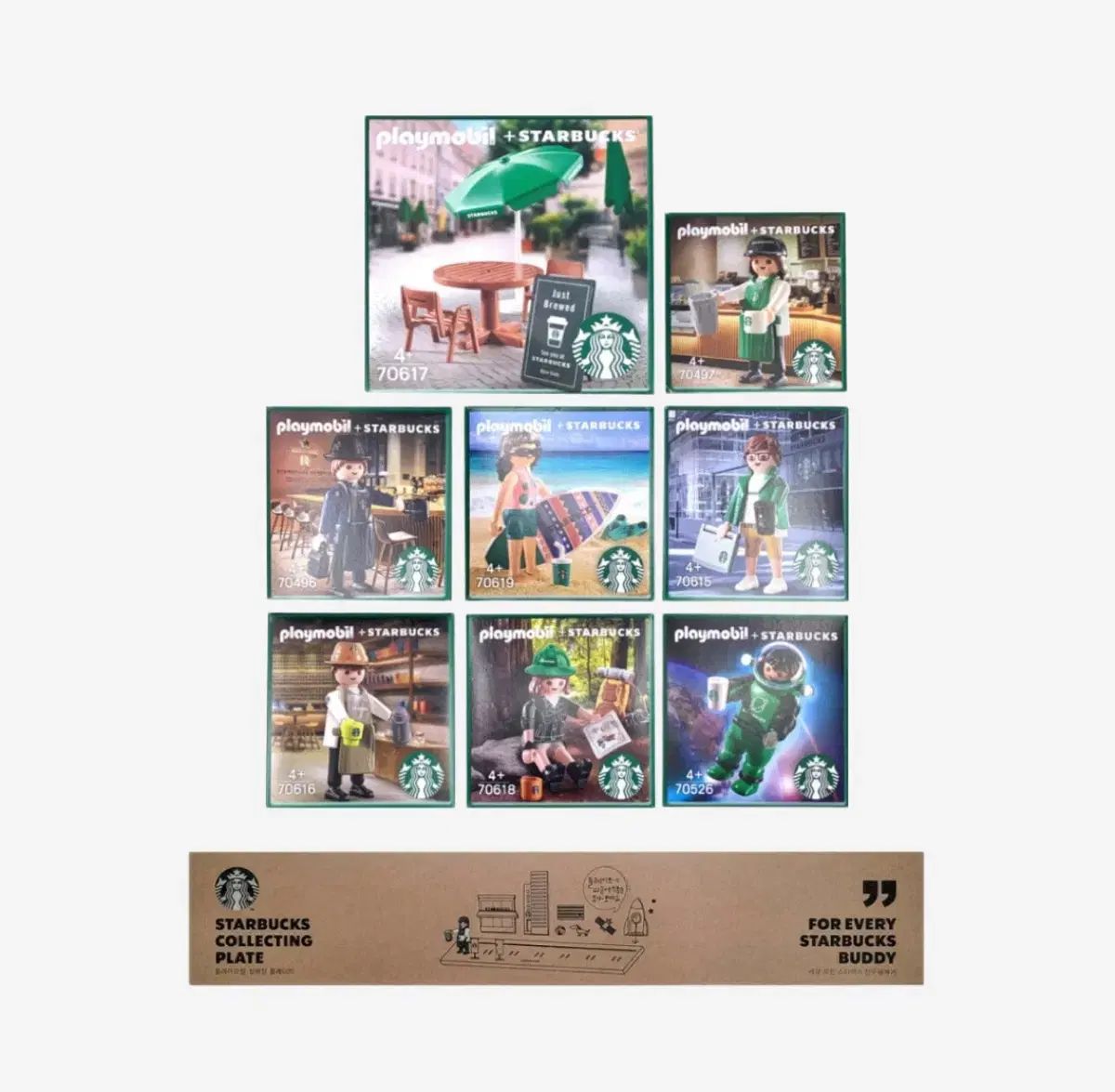 Starbucks スターバックス プレイモービル 2021 フルセット