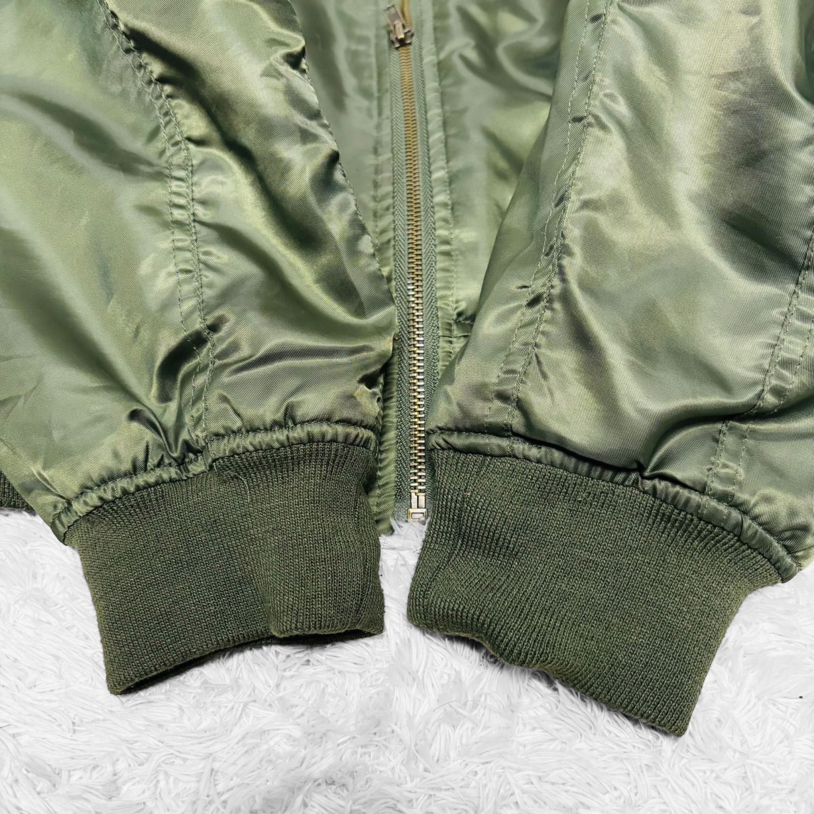 SUNTORY BOSS ボスジャン MA-1 フライトジャケット L カーキ