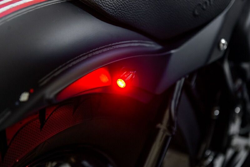 NEOWISE 3-1 BULLET GROOVED リアウィンカー＆テール クローム BRIGHTFACE_UK