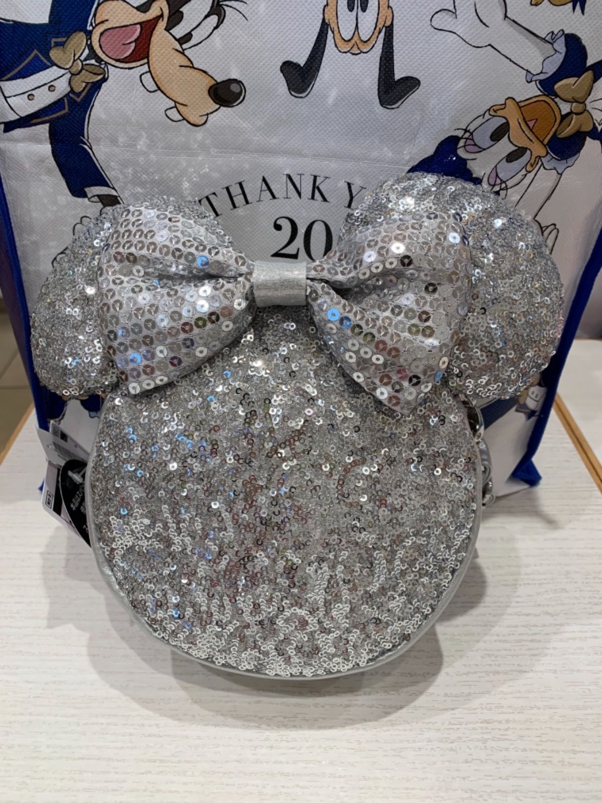 Disney - 新作♡ミニー ショルダーバッグ シルバー 2個セットディズニー TDL TDS 新作♡ミニー ショルダーバッグ シルバー 2個セットディズニー