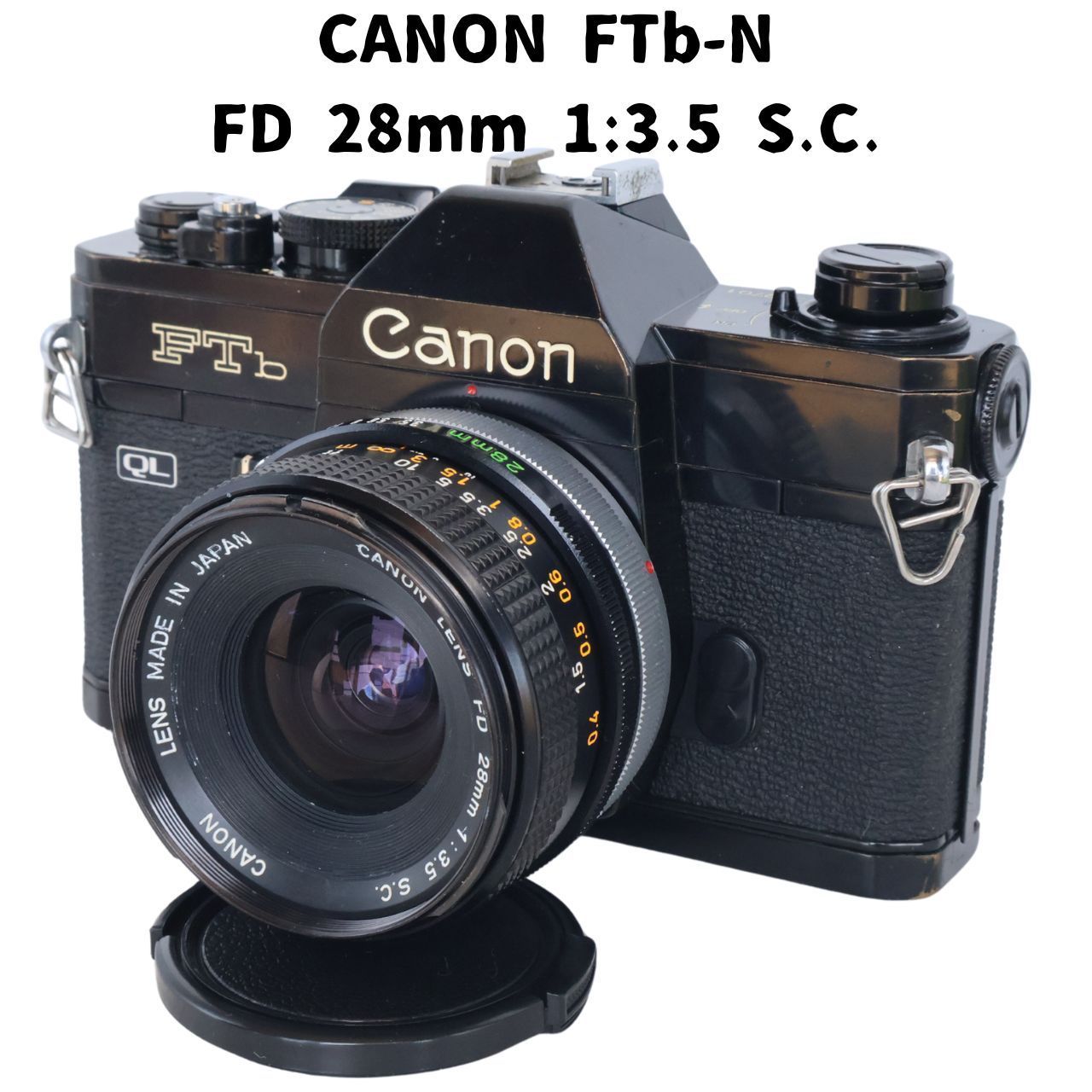 CANON FTb-N ブラック FD 28mm 1 3.5 S.C. 整備済