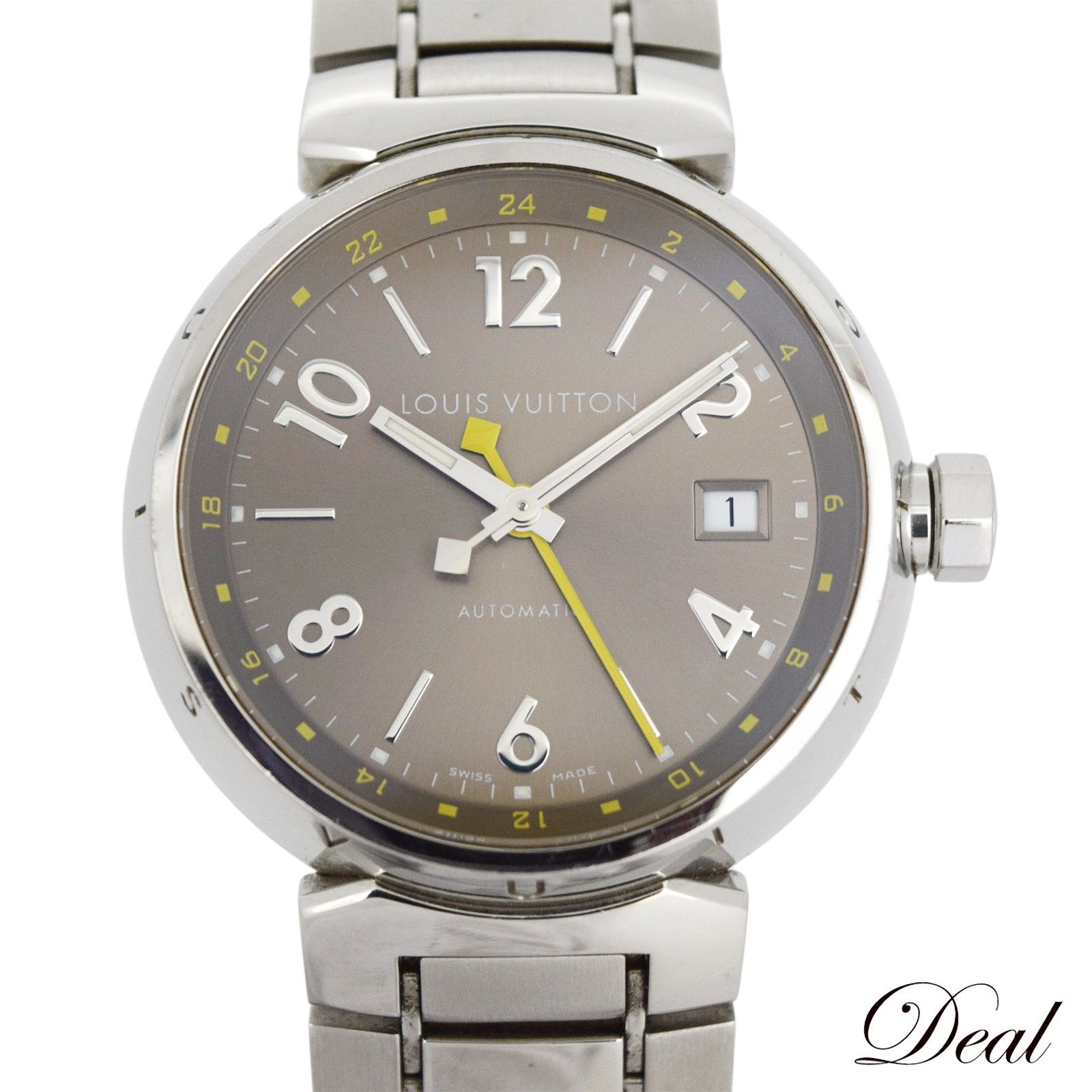 ルイヴィトン タンブール GMT Q1132 メンズ腕時計 - Deal - メルカリ