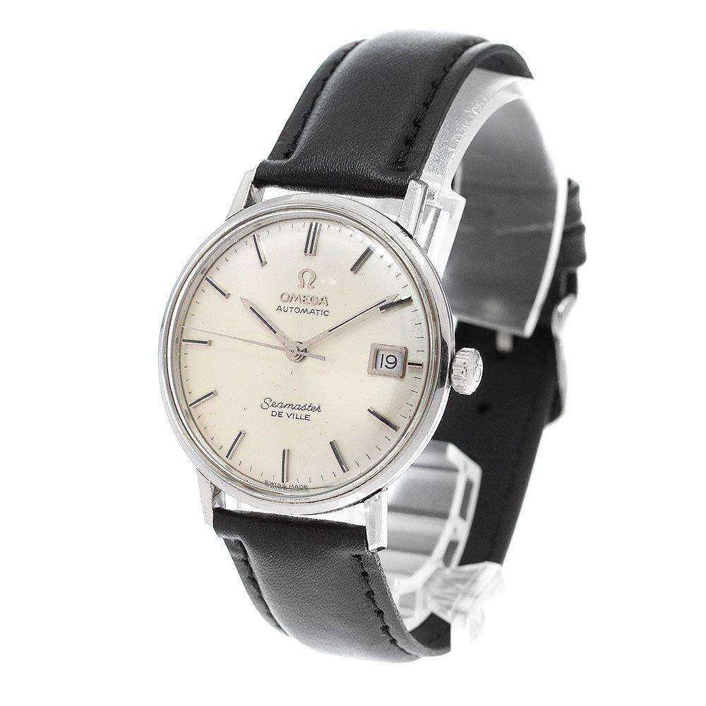 オメガ シーマスター デビル メンズ 自動巻き ラウンド デイト シルバー リューズ 時計 CZ1989 オメガ OMEGA シーマスターデビル デイト 自動巻き メンズ _779256