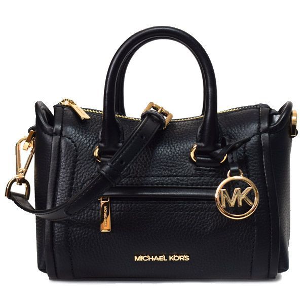 マイケルコース バッグ MICHAEL KORS レザー カリーヌ ロゴ スモール クロスボディ 2way 斜め掛け ショルダー ハンドバッグ  ブラック 35F2GCCC5L - メルカリ