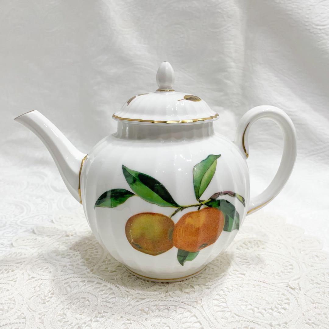 廃盤品　ロイヤルウースター　イブシャムゴールド　ビーンポット 廃盤品 ロイヤルウースター イブシャムゴールド ビーンポット キッチン