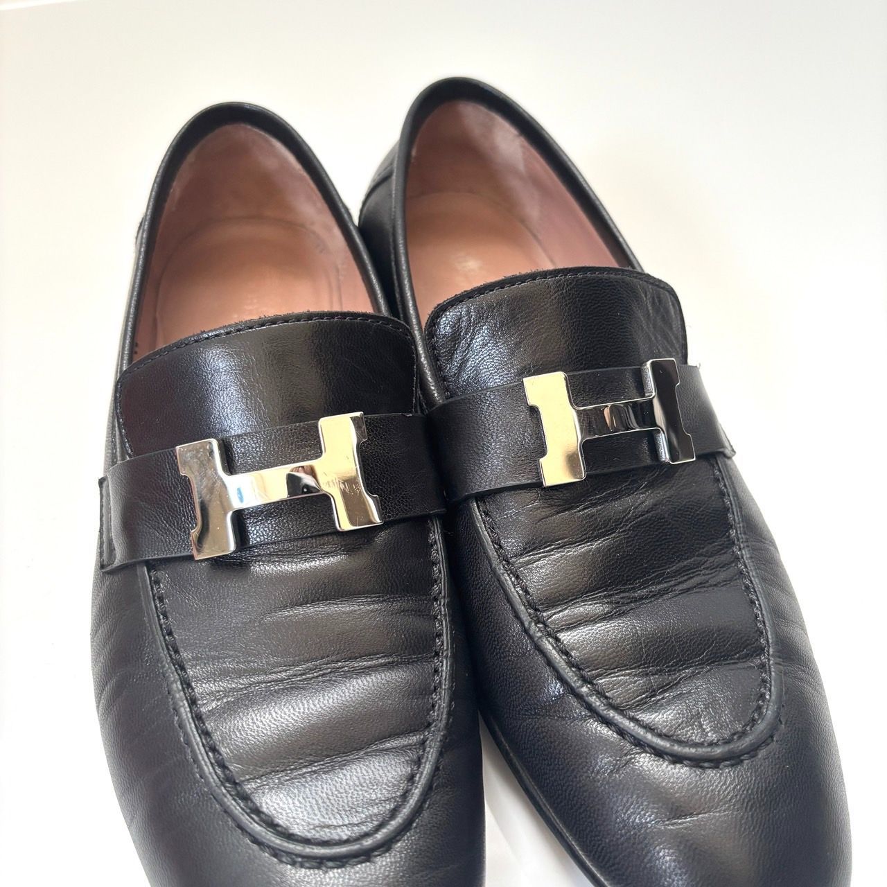 HERMES エルメス コンスタンス モカシン Hロゴ サイズ 36 1/2 36.5 