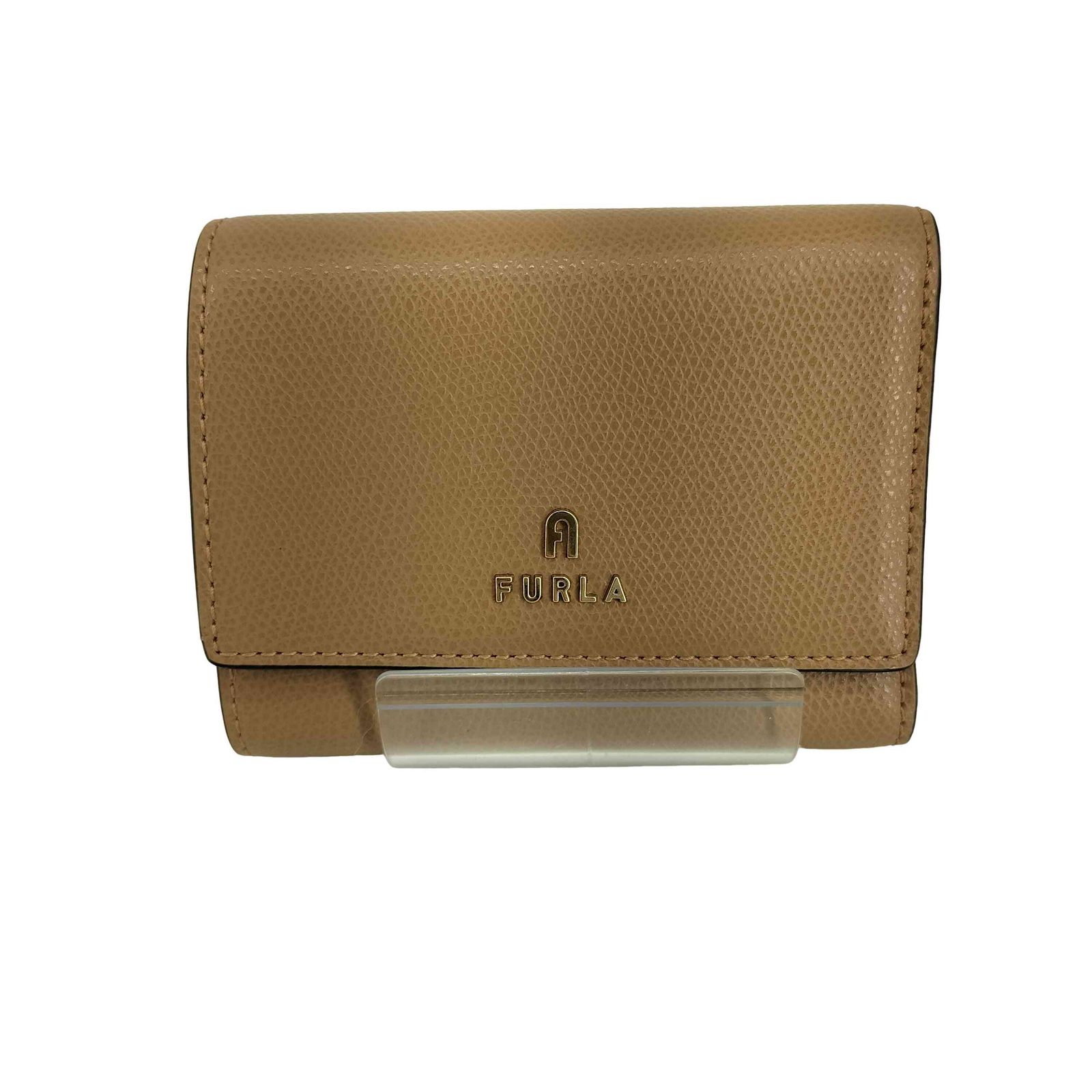 フルラ FURLA レザーベージュ3つ折り財布 レディース 表記無